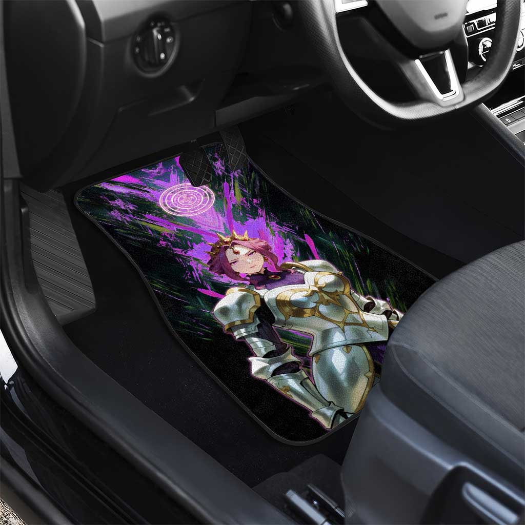 Mirellia Q Melromarc The Rising of the Shield Hero Car Mats with Queen Armor and Magical Emblem Background - The Mazicc