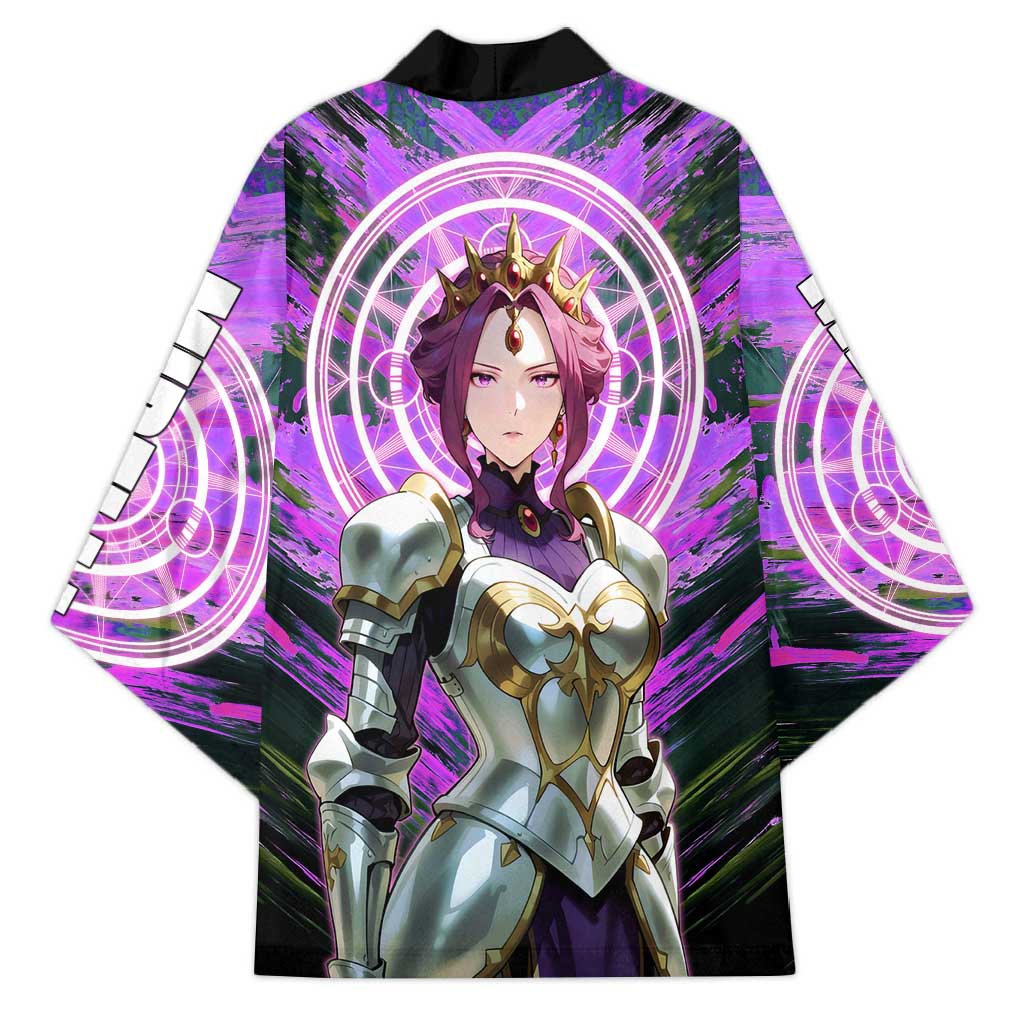 Mirellia Q Melromarc The Rising of the Shield Hero Kimono with Queen Armor and Magical Emblem Background - The Mazicc