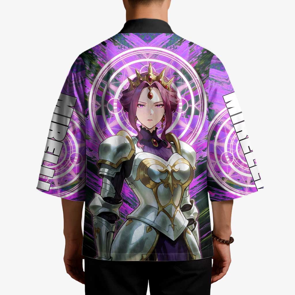 Mirellia Q Melromarc The Rising of the Shield Hero Kimono with Queen Armor and Magical Emblem Background - The Mazicc