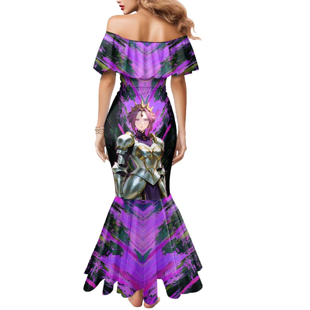 Mirellia Q Melromarc The Rising of the Shield Hero Mermaid Dress with Queen Armor and Magical Emblem Background - The Mazicc