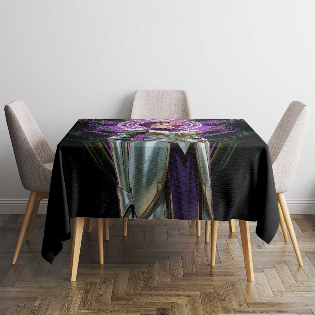 Mirellia Q Melromarc The Rising of the Shield Hero Tablecloth with Queen Armor and Magical Emblem Background - The Mazicc