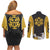 Trafalgar Law - One Piece Couples Matching Off Shoulder Short Dress and Long Sleeve Button Shirt Anime Style