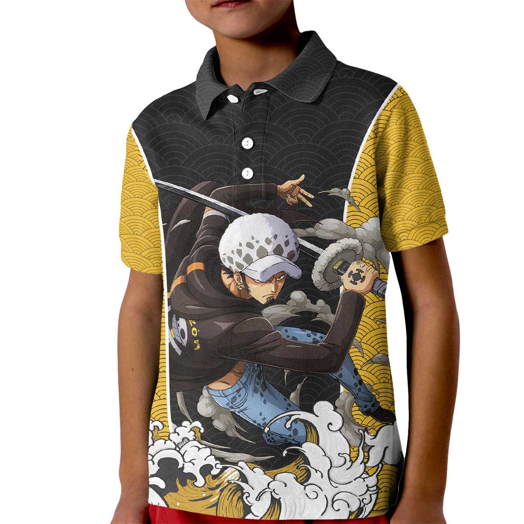Trafalgar Law - One Piece Kid Polo Shirt Anime Style