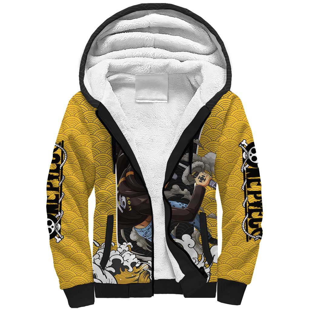Trafalgar Law - One Piece Sherpa Hoodie Anime Style