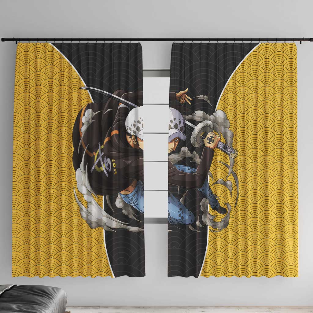 Trafalgar Law - One Piece Window Curtain Anime Style