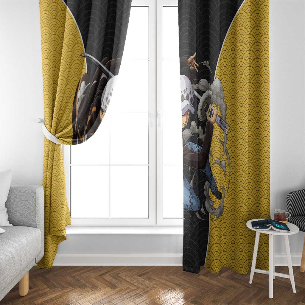 Trafalgar Law - One Piece Window Curtain Anime Style