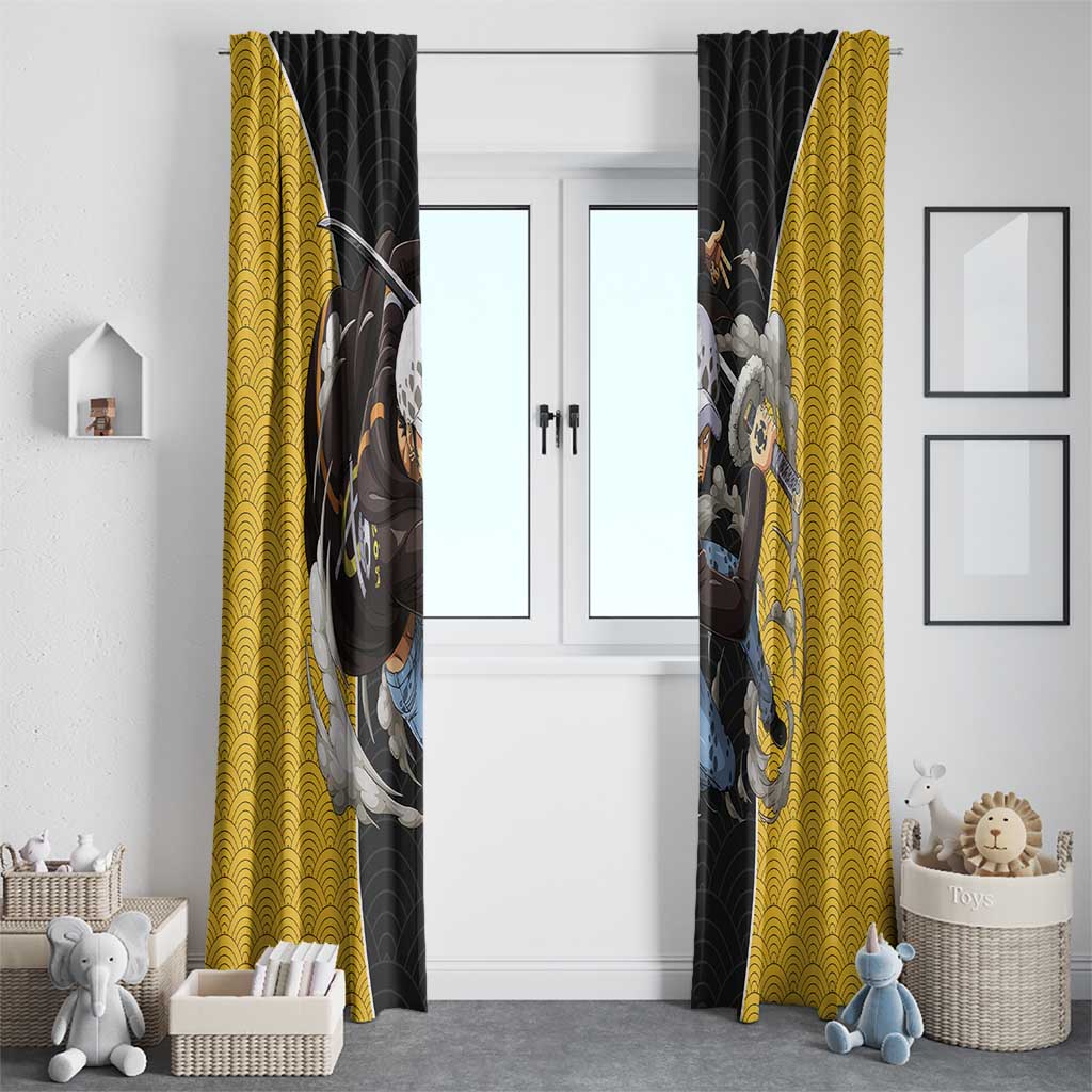 Trafalgar Law - One Piece Window Curtain Anime Style