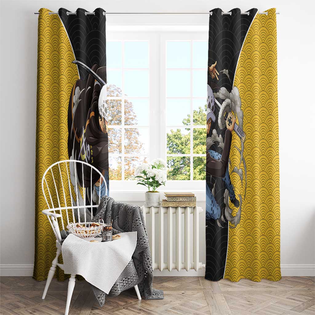 Trafalgar Law - One Piece Window Curtain Anime Style