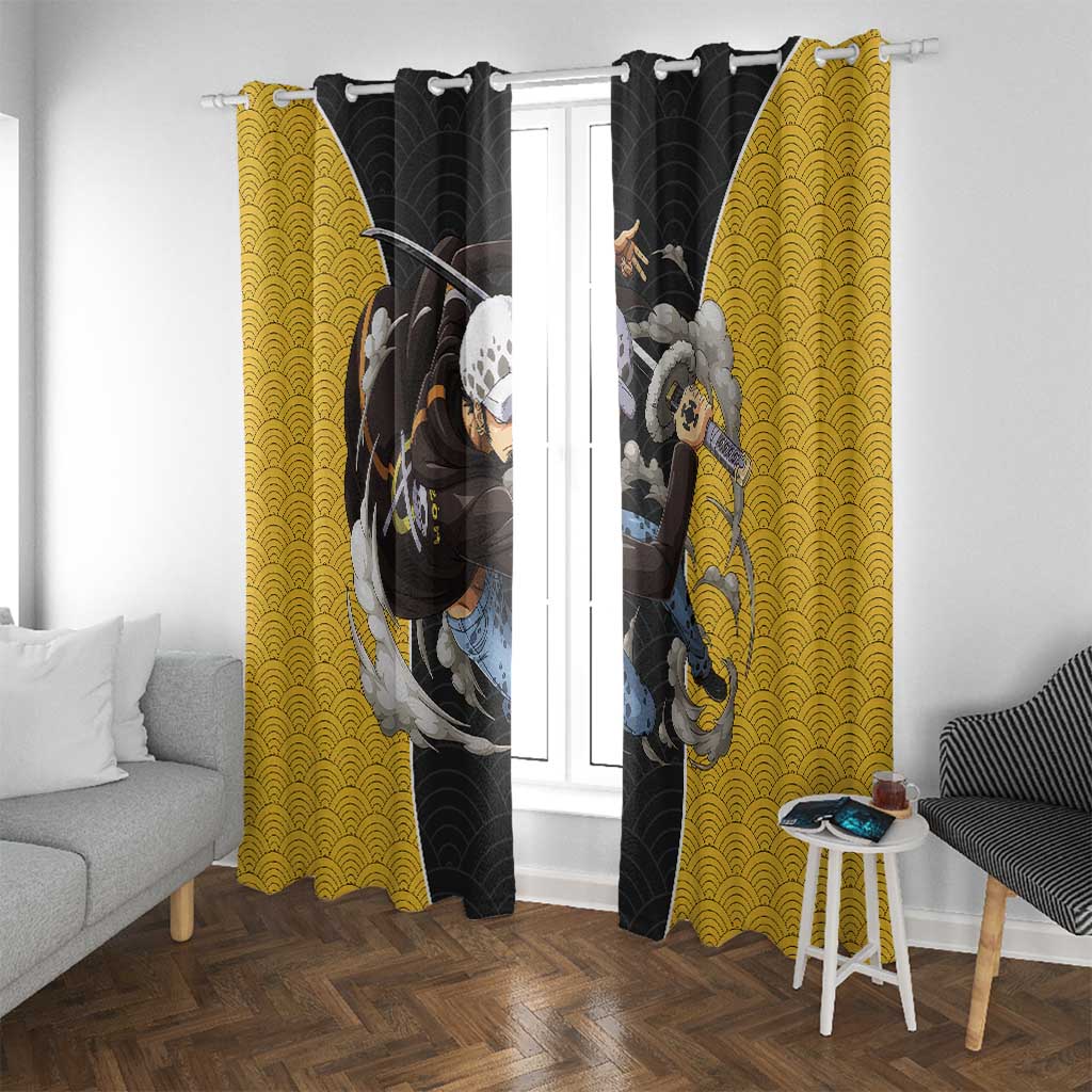 Trafalgar Law - One Piece Window Curtain Anime Style