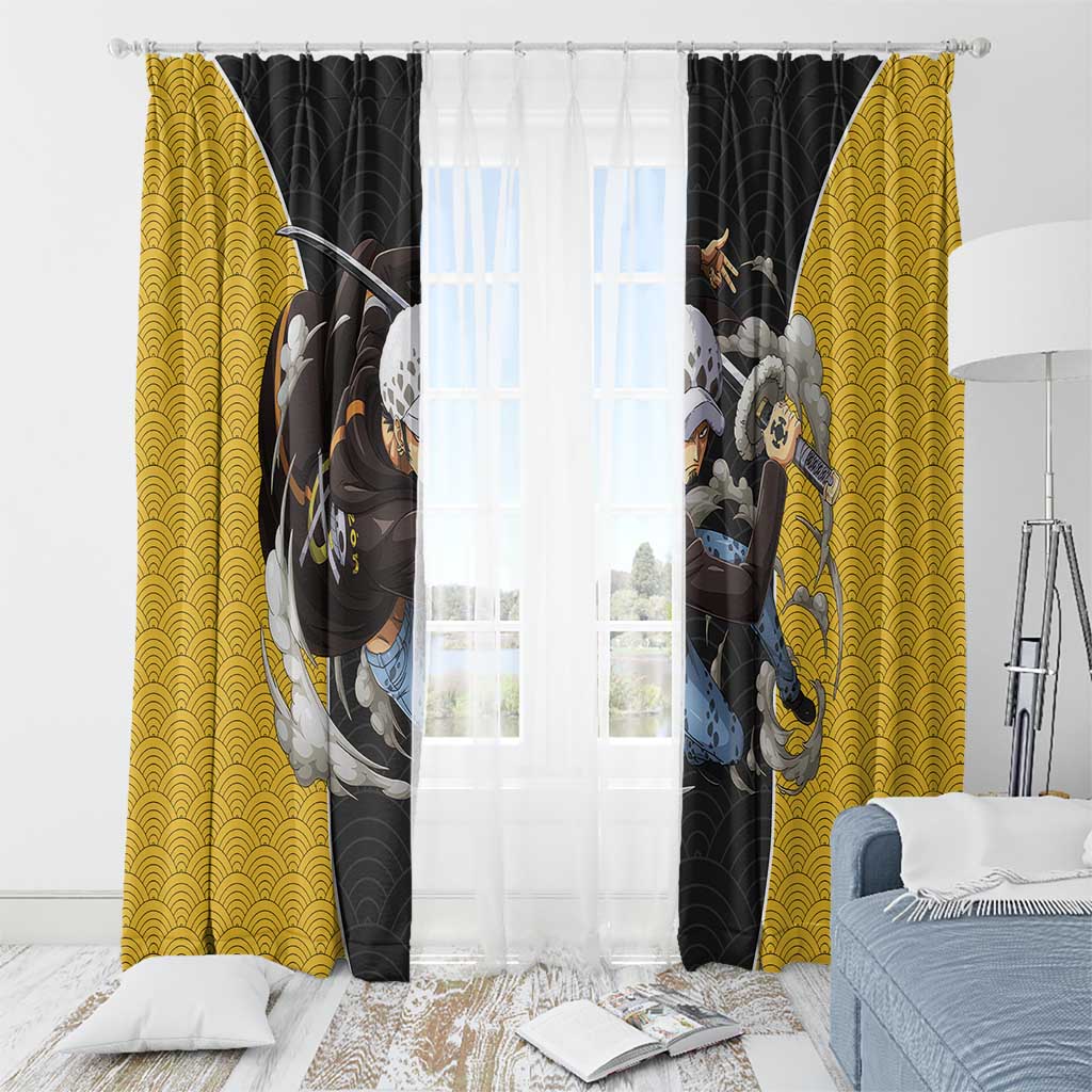 Trafalgar Law - One Piece Window Curtain Anime Style