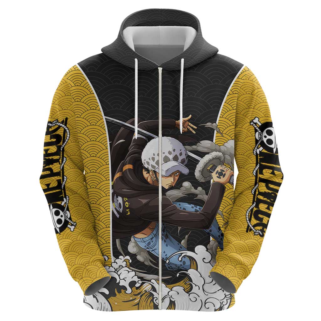 Trafalgar Law - One Piece Zip Hoodie Anime Style