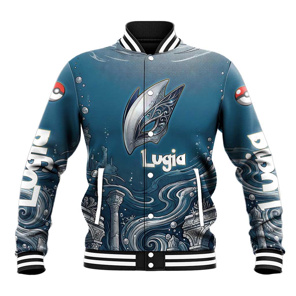 Lugia Legendary Baseball Jacket Lugia in the Lost Underwater Temple