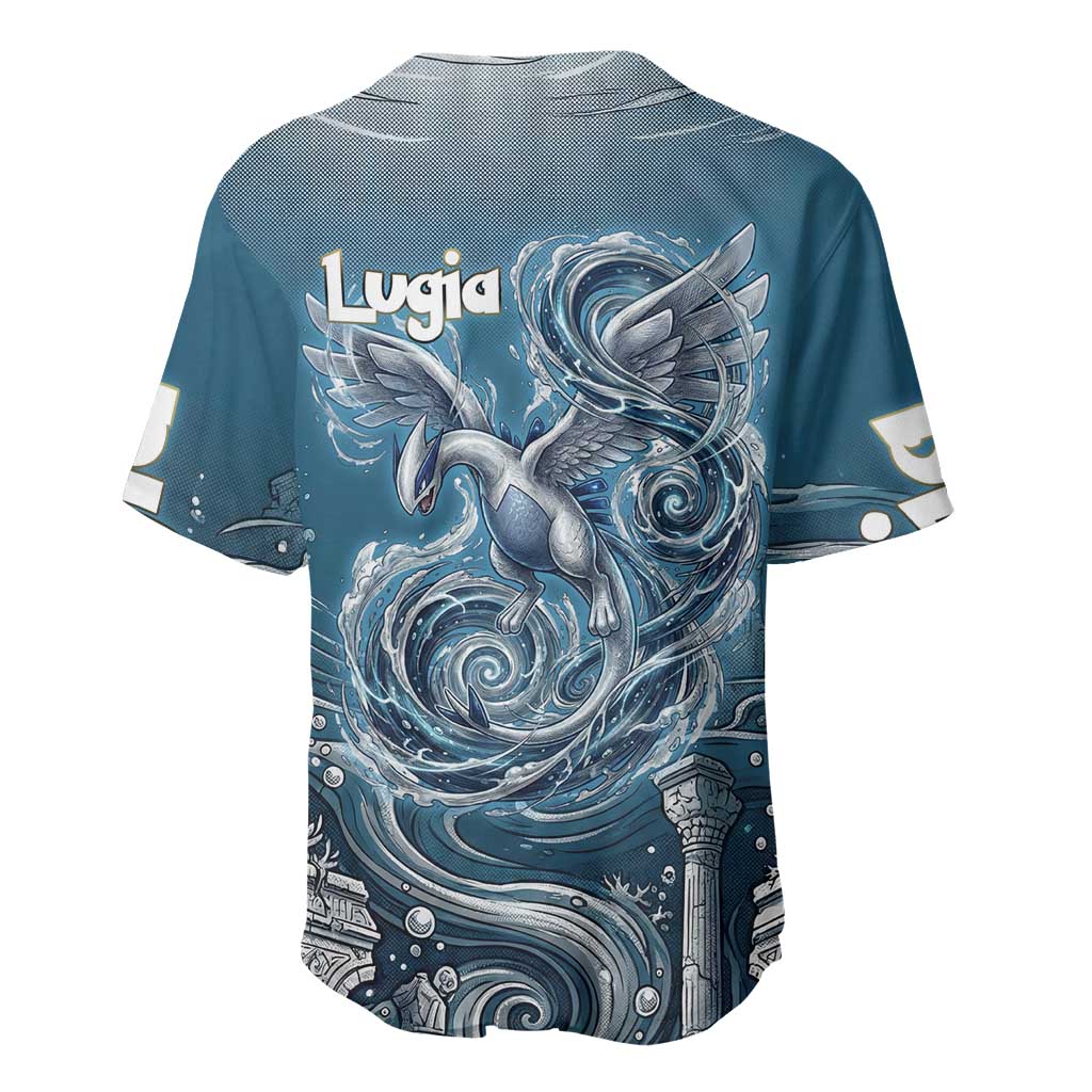 Lugia Legendary Baseball Jersey Lugia in the Lost Underwater Temple
