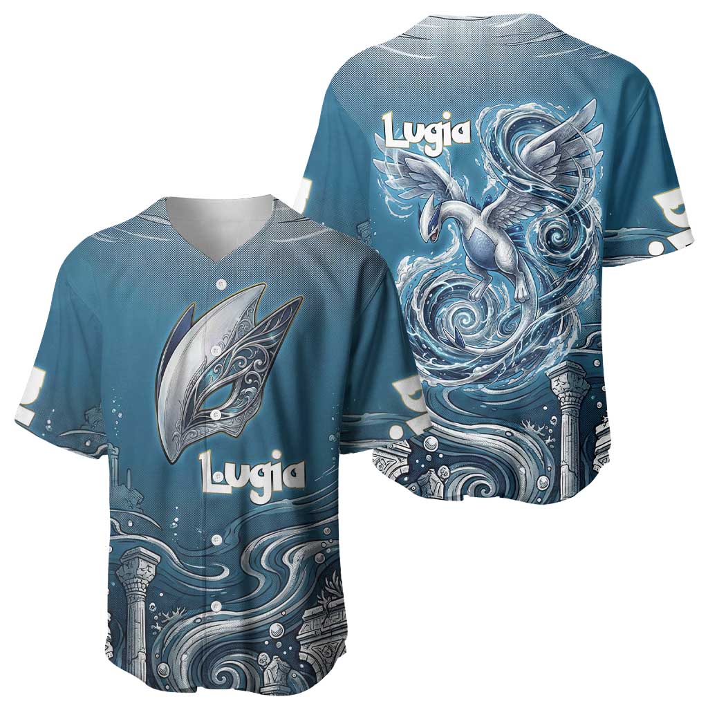 Lugia Legendary Baseball Jersey Lugia in the Lost Underwater Temple