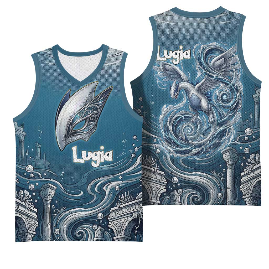 Lugia Legendary Basketball Jersey Lugia in the Lost Underwater Temple