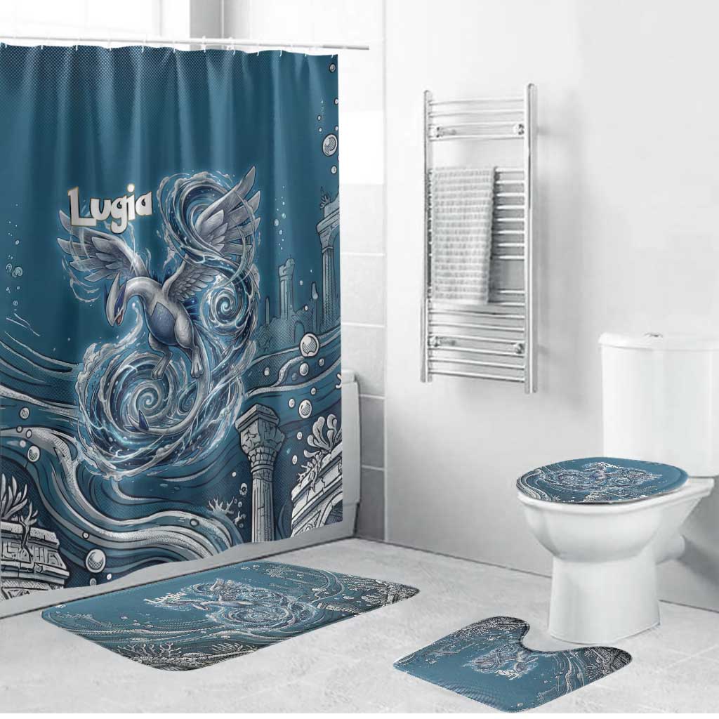 Lugia Legendary Bathroom Set Lugia in the Lost Underwater Temple