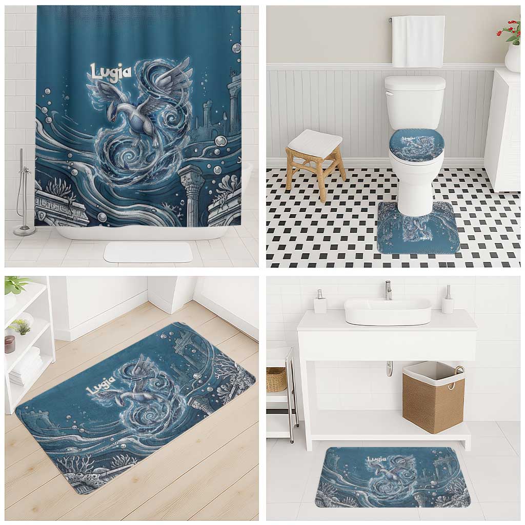 Lugia Legendary Bathroom Set Lugia in the Lost Underwater Temple