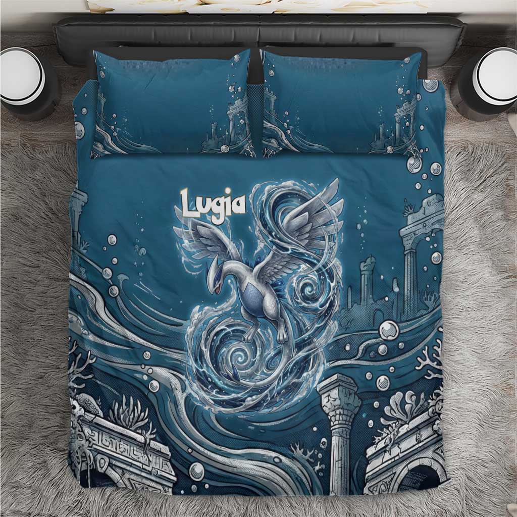 Lugia Legendary Bedding Set Lugia in the Lost Underwater Temple