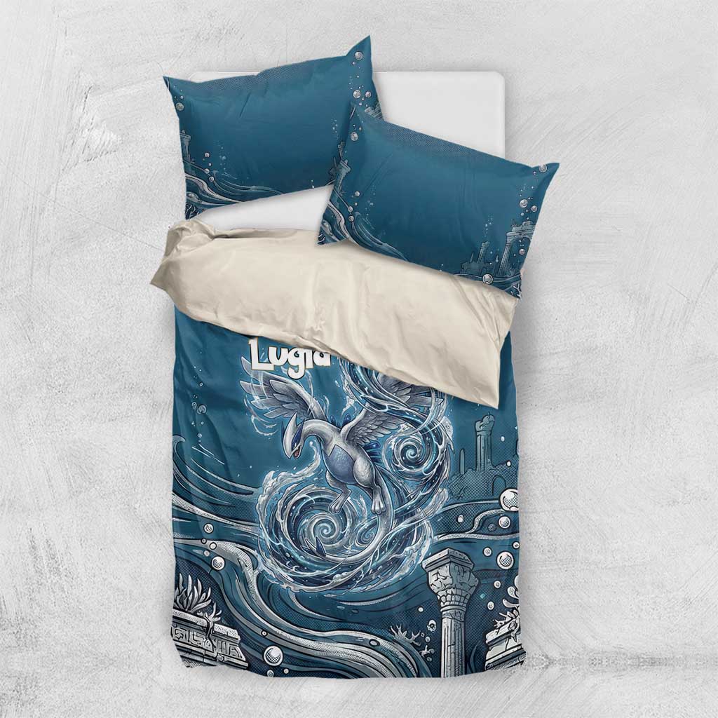Lugia Legendary Bedding Set Lugia in the Lost Underwater Temple
