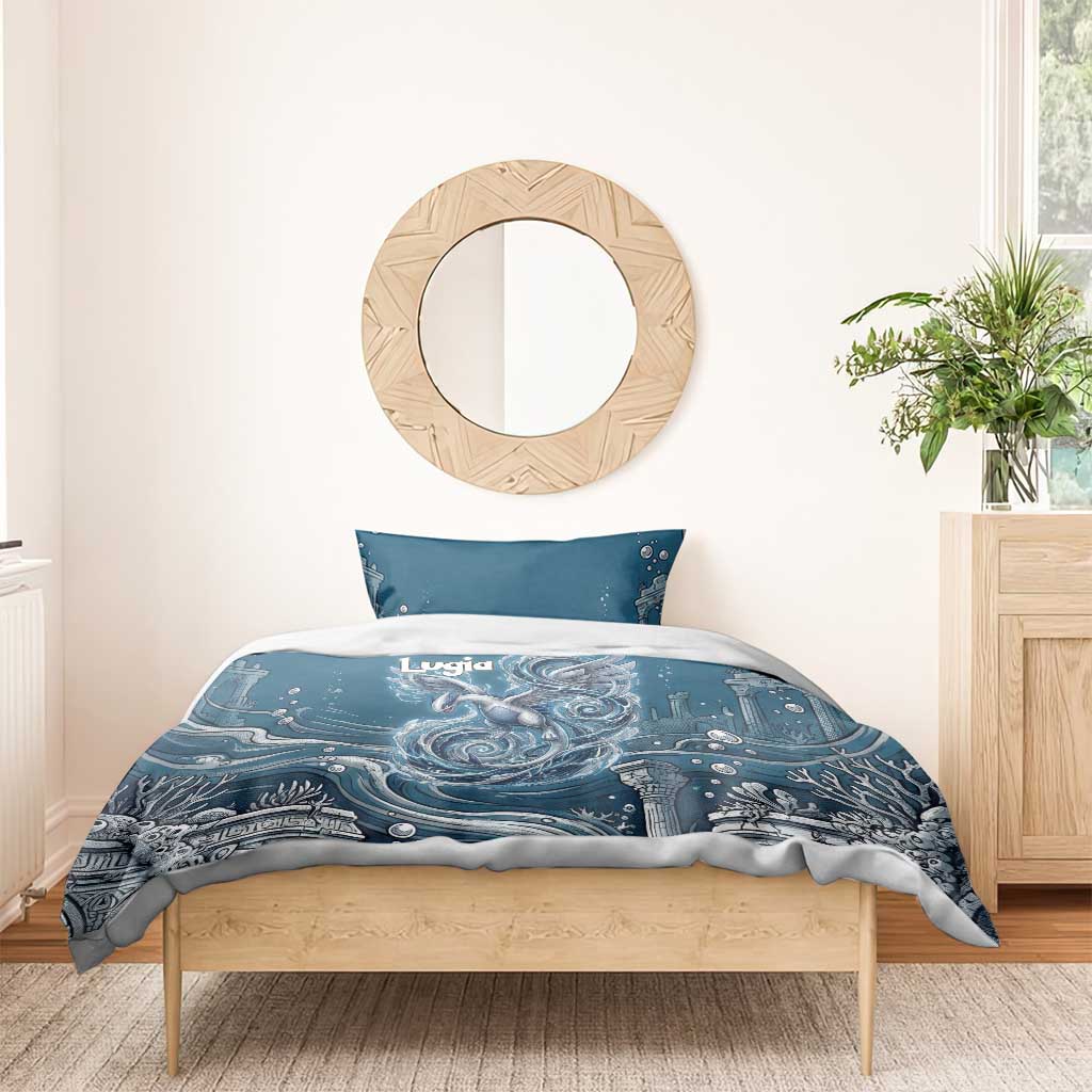 Lugia Legendary Bedding Set Lugia in the Lost Underwater Temple