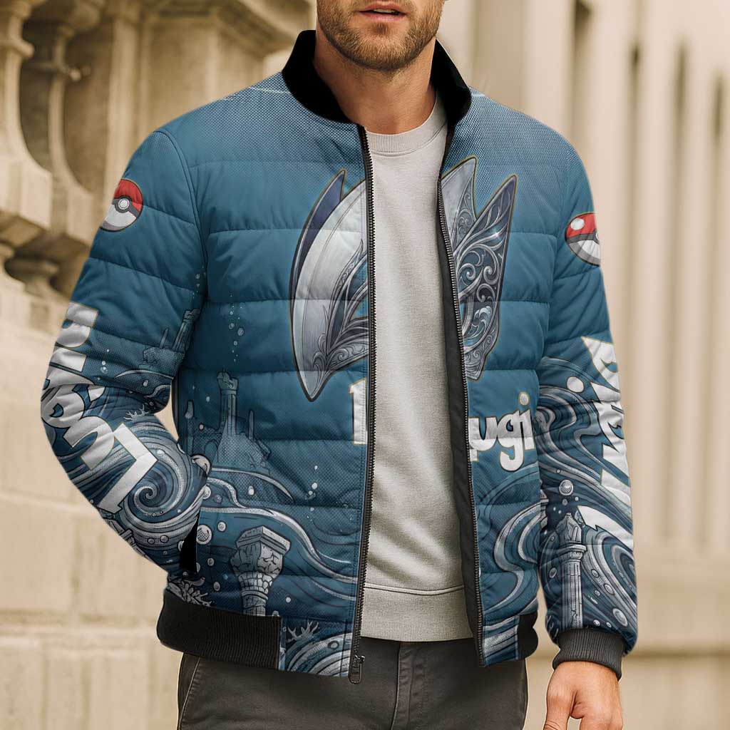Lugia Legendary Bomber Puffer Jacket Lugia in the Lost Underwater Temple