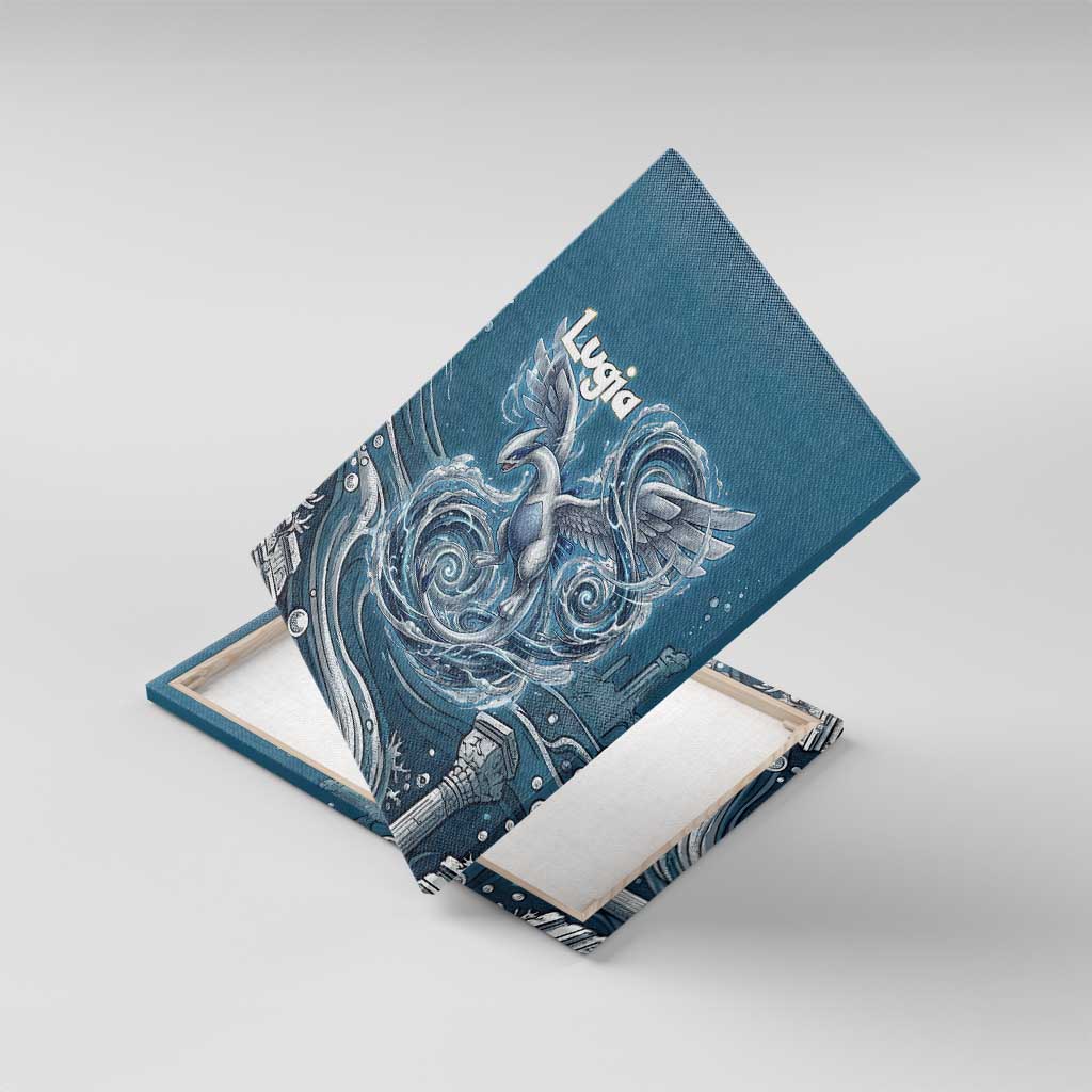 Lugia Legendary Canvas Wall Art Lugia in the Lost Underwater Temple