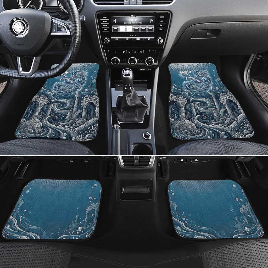 Lugia Legendary Car Mats Lugia in the Lost Underwater Temple