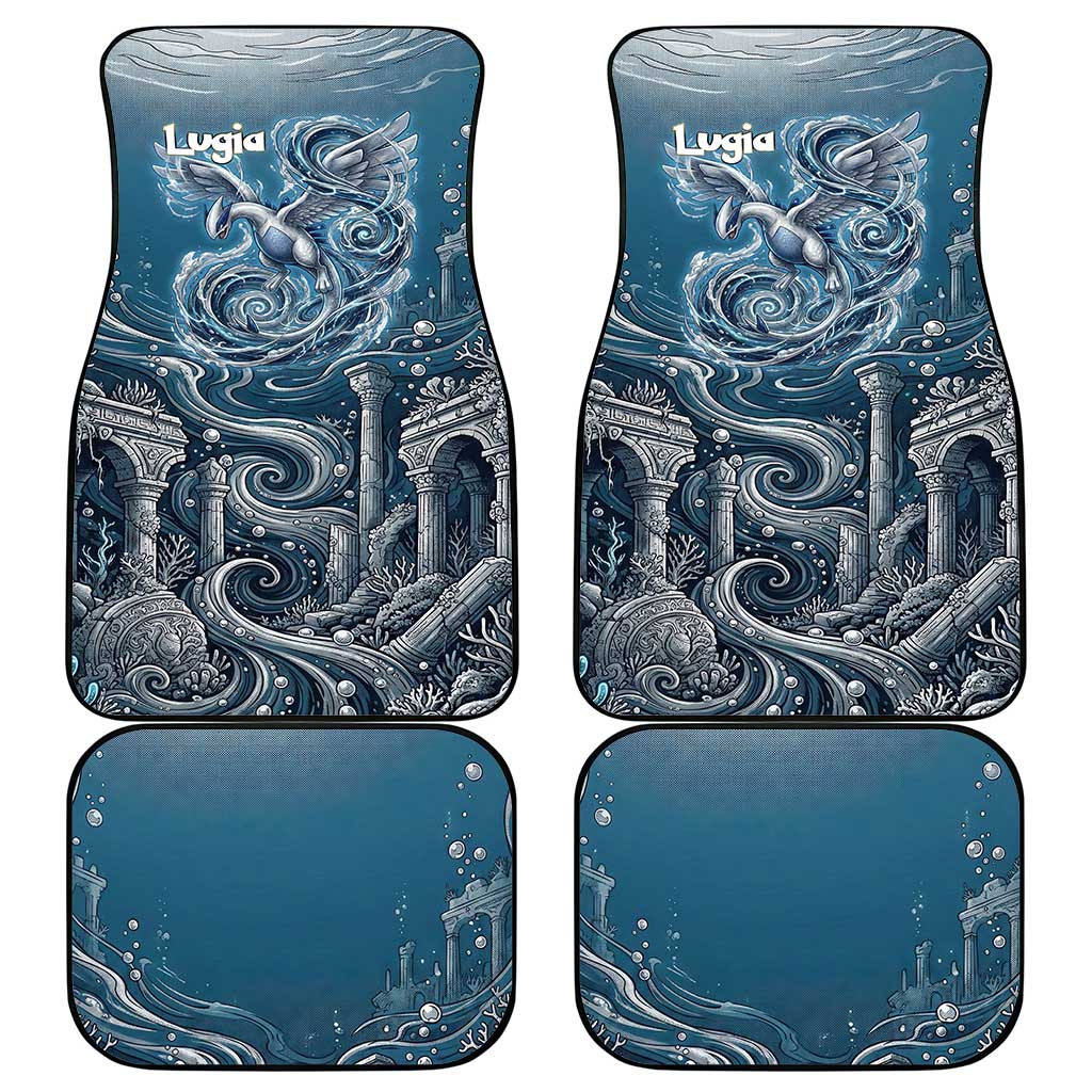 Lugia Legendary Car Mats Lugia in the Lost Underwater Temple