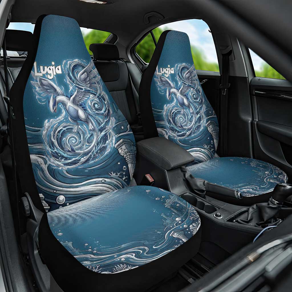 Lugia Legendary Car Seat Cover Lugia in the Lost Underwater Temple