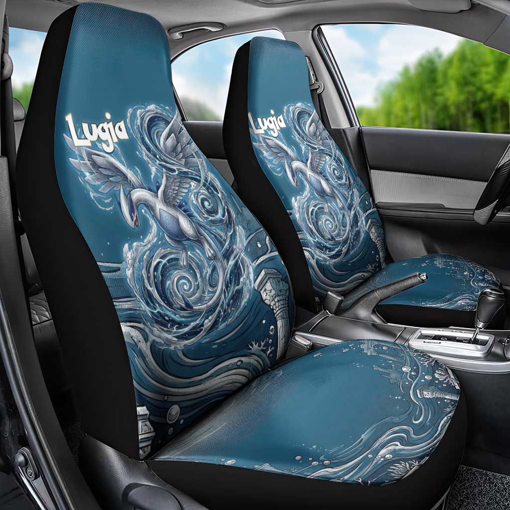 Lugia Legendary Car Seat Cover Lugia in the Lost Underwater Temple
