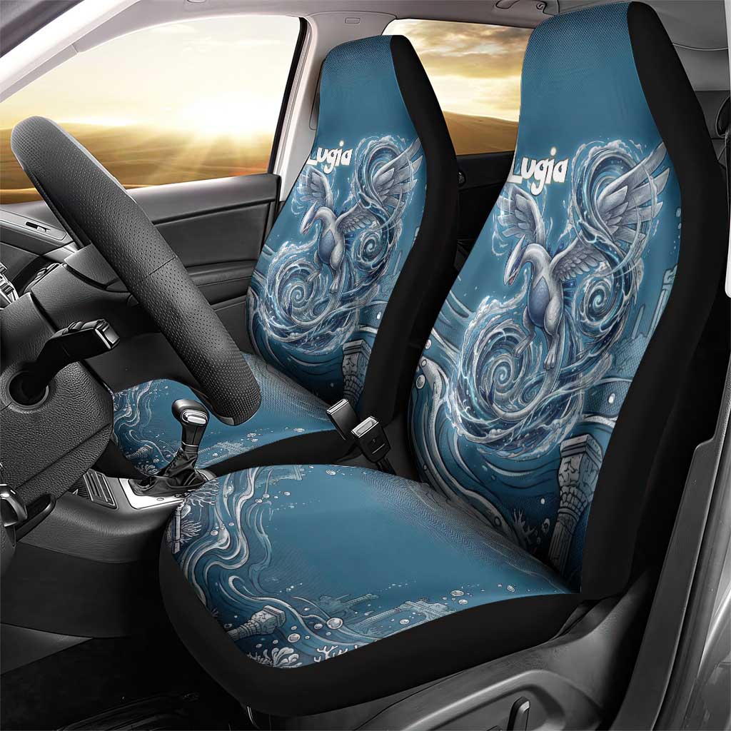 Lugia Legendary Car Seat Cover Lugia in the Lost Underwater Temple