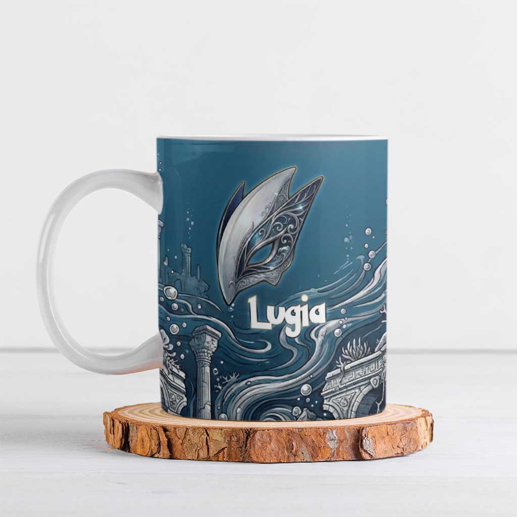 Lugia Legendary Ceramic Mug Lugia in the Lost Underwater Temple
