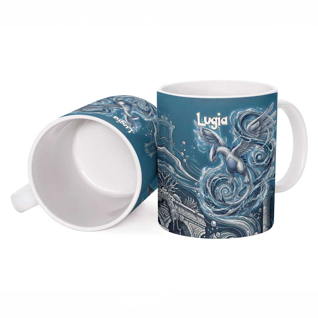 Lugia Legendary Ceramic Mug Lugia in the Lost Underwater Temple