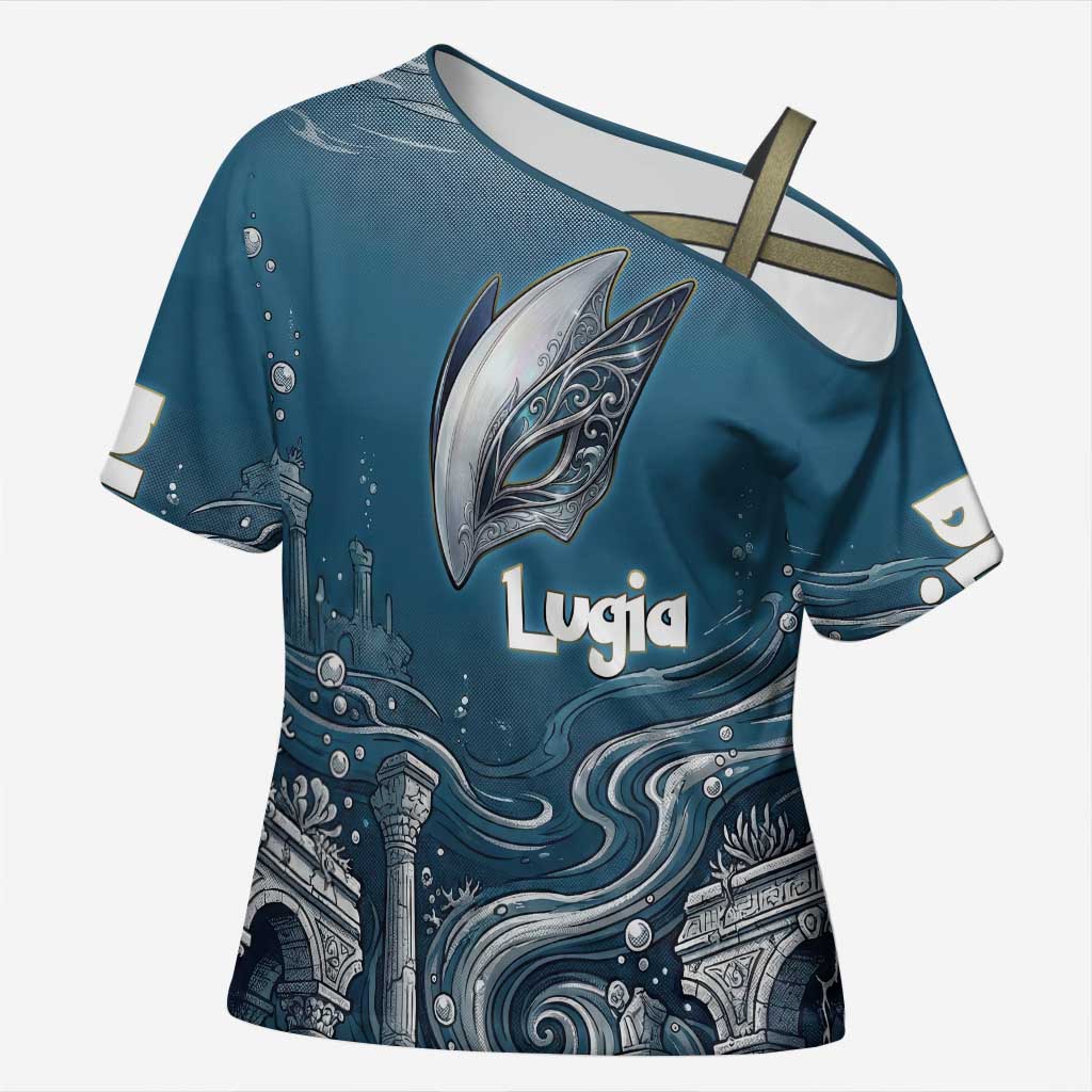 Lugia Legendary Cross Shoulder Shirt Lugia in the Lost Underwater Temple