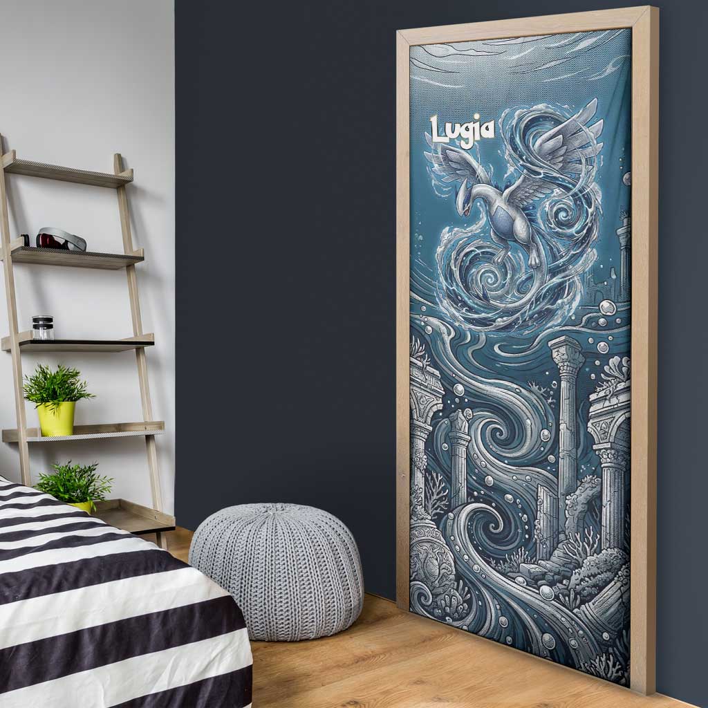 Lugia Legendary Door Cover Lugia in the Lost Underwater Temple