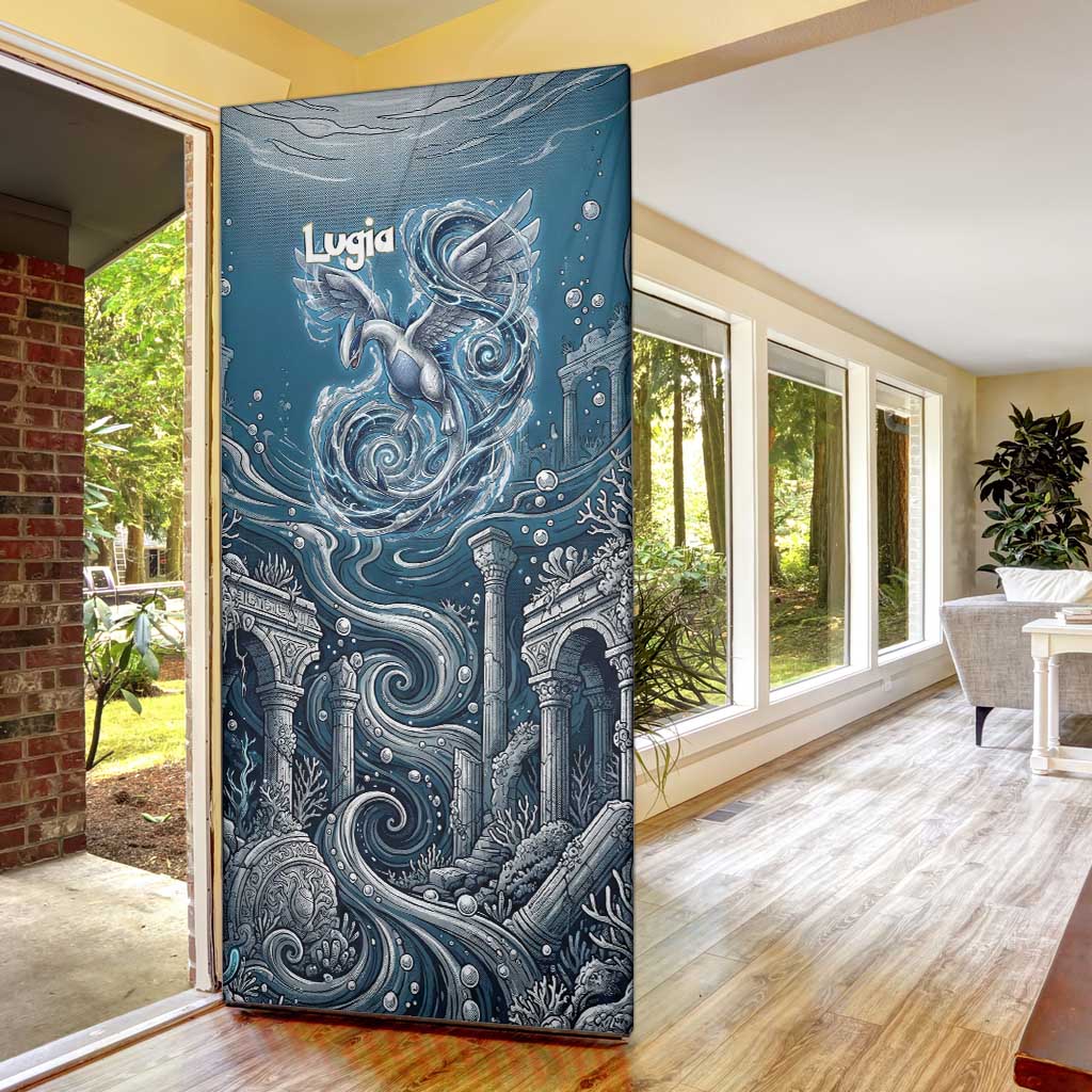 Lugia Legendary Door Cover Lugia in the Lost Underwater Temple