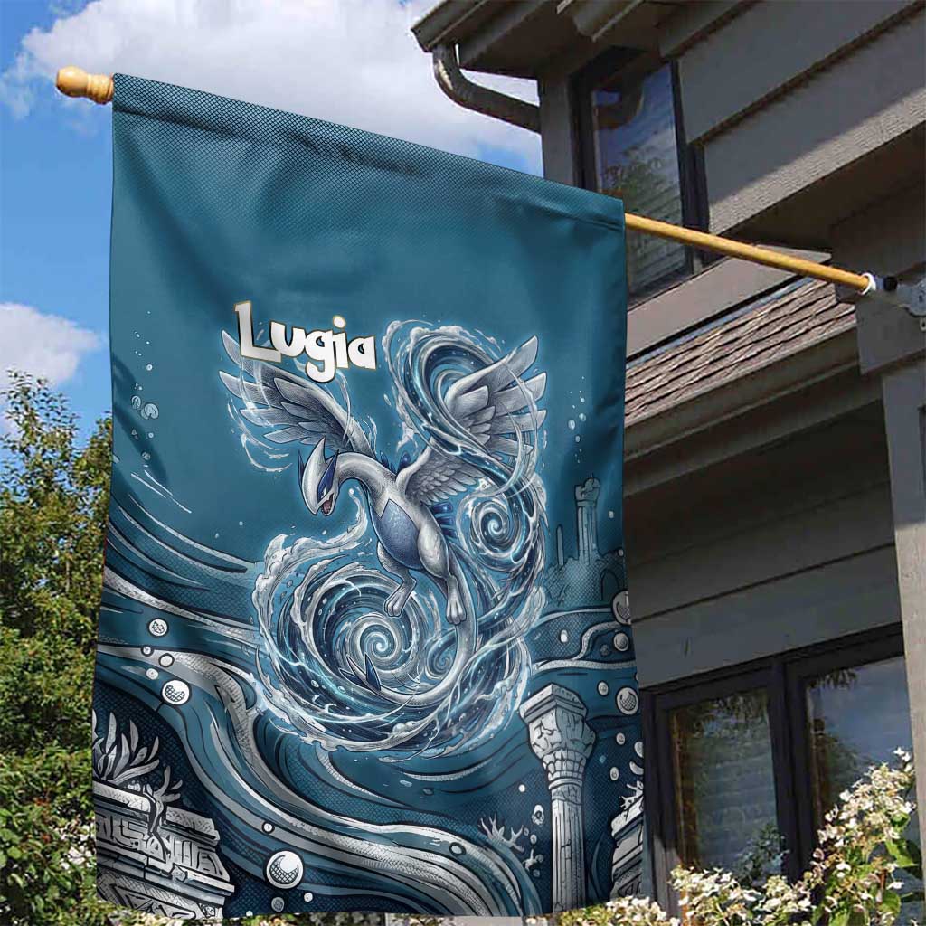 Lugia Legendary Garden Flag Lugia in the Lost Underwater Temple