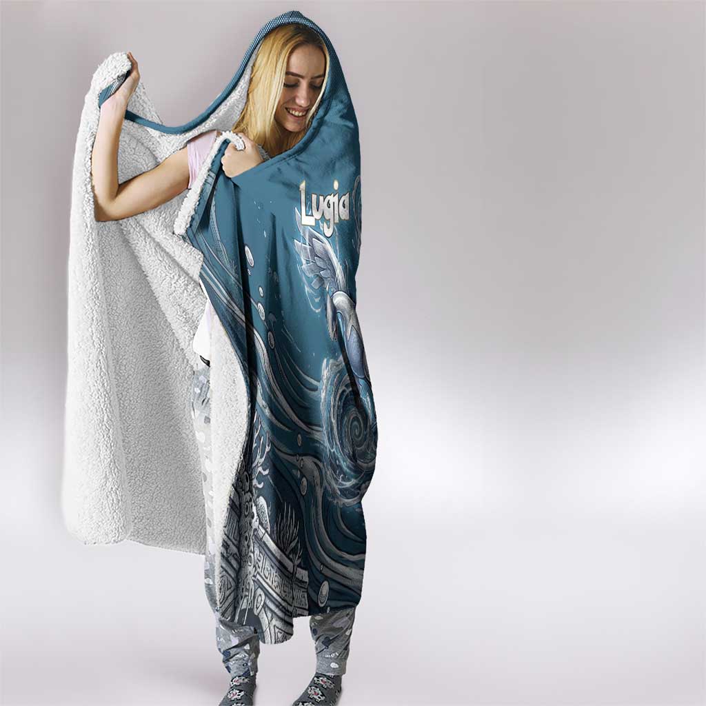 Lugia Legendary Hooded Blanket Lugia in the Lost Underwater Temple