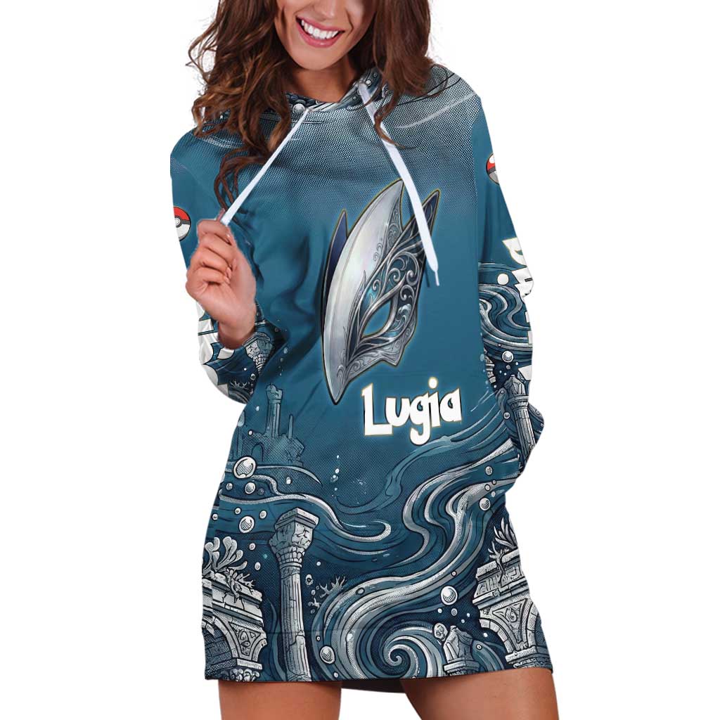 Lugia Legendary Hoodie Dress Lugia in the Lost Underwater Temple