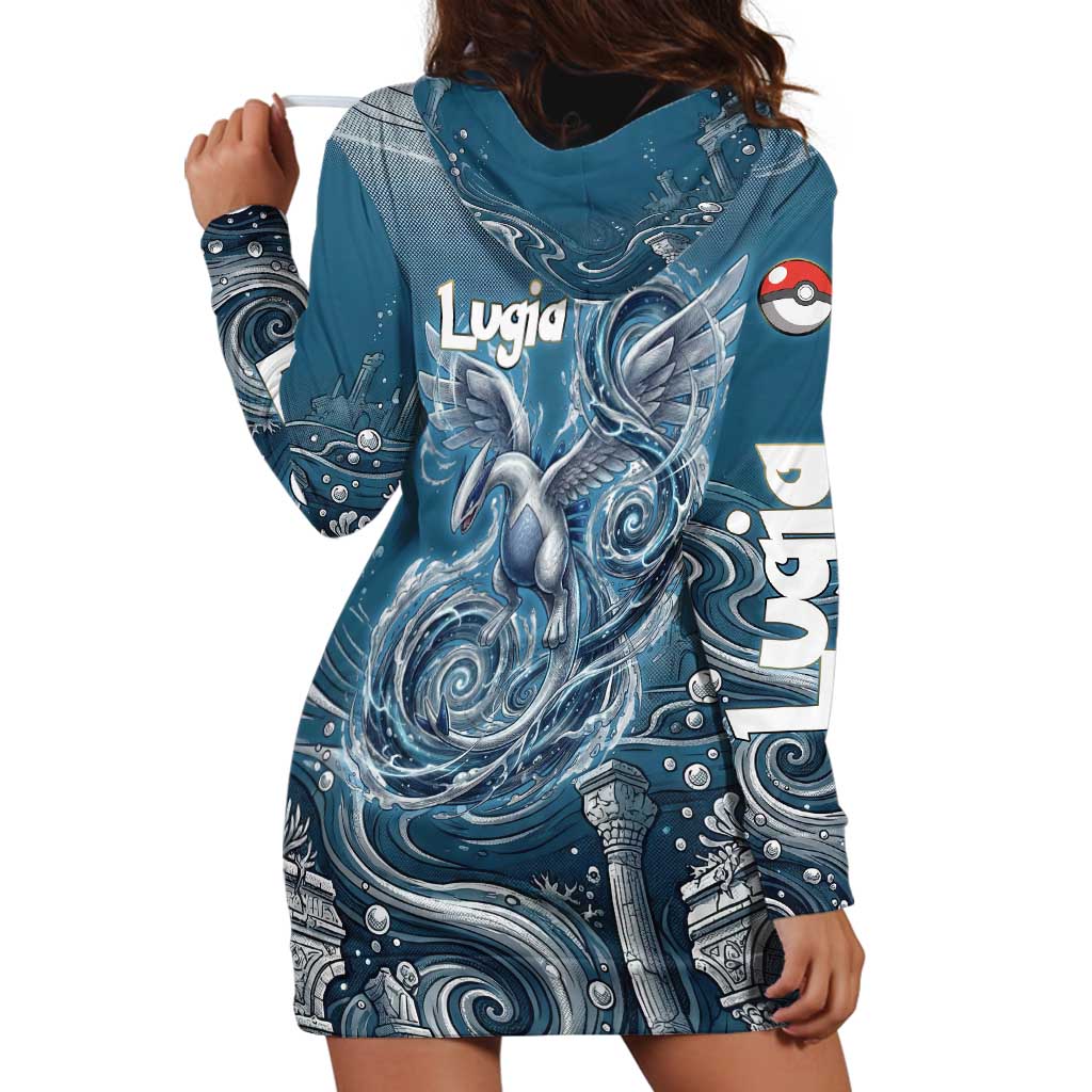 Lugia Legendary Hoodie Dress Lugia in the Lost Underwater Temple