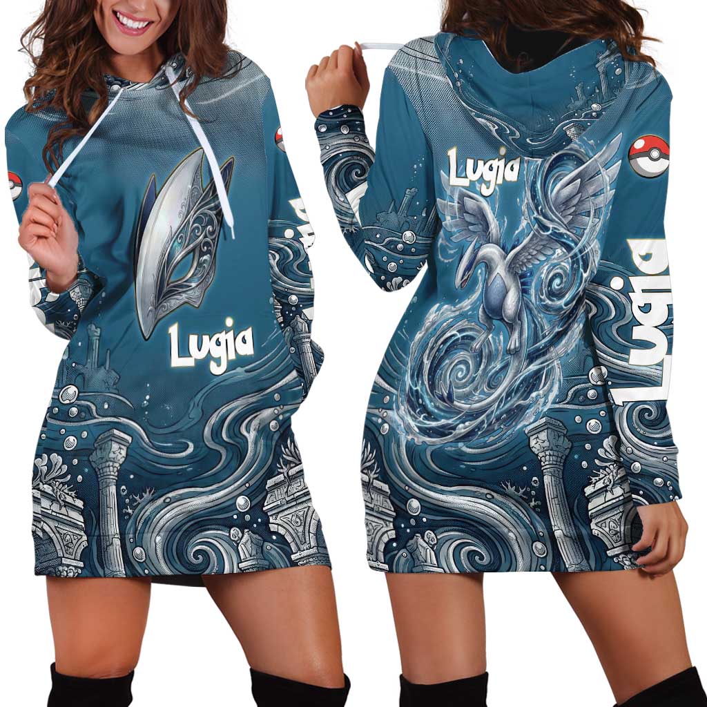 Lugia Legendary Hoodie Dress Lugia in the Lost Underwater Temple