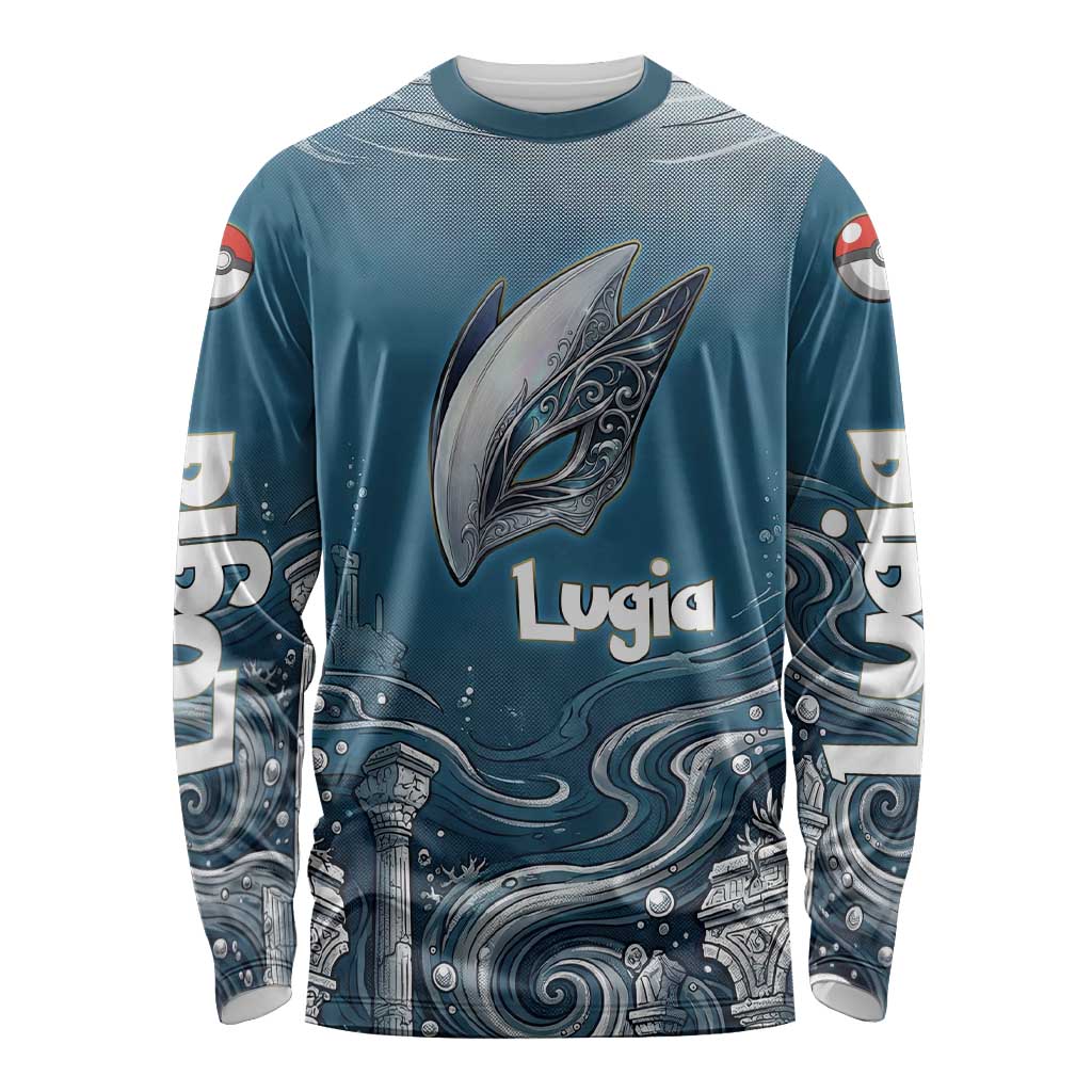 Lugia Legendary Long Sleeve Shirt Lugia in the Lost Underwater Temple