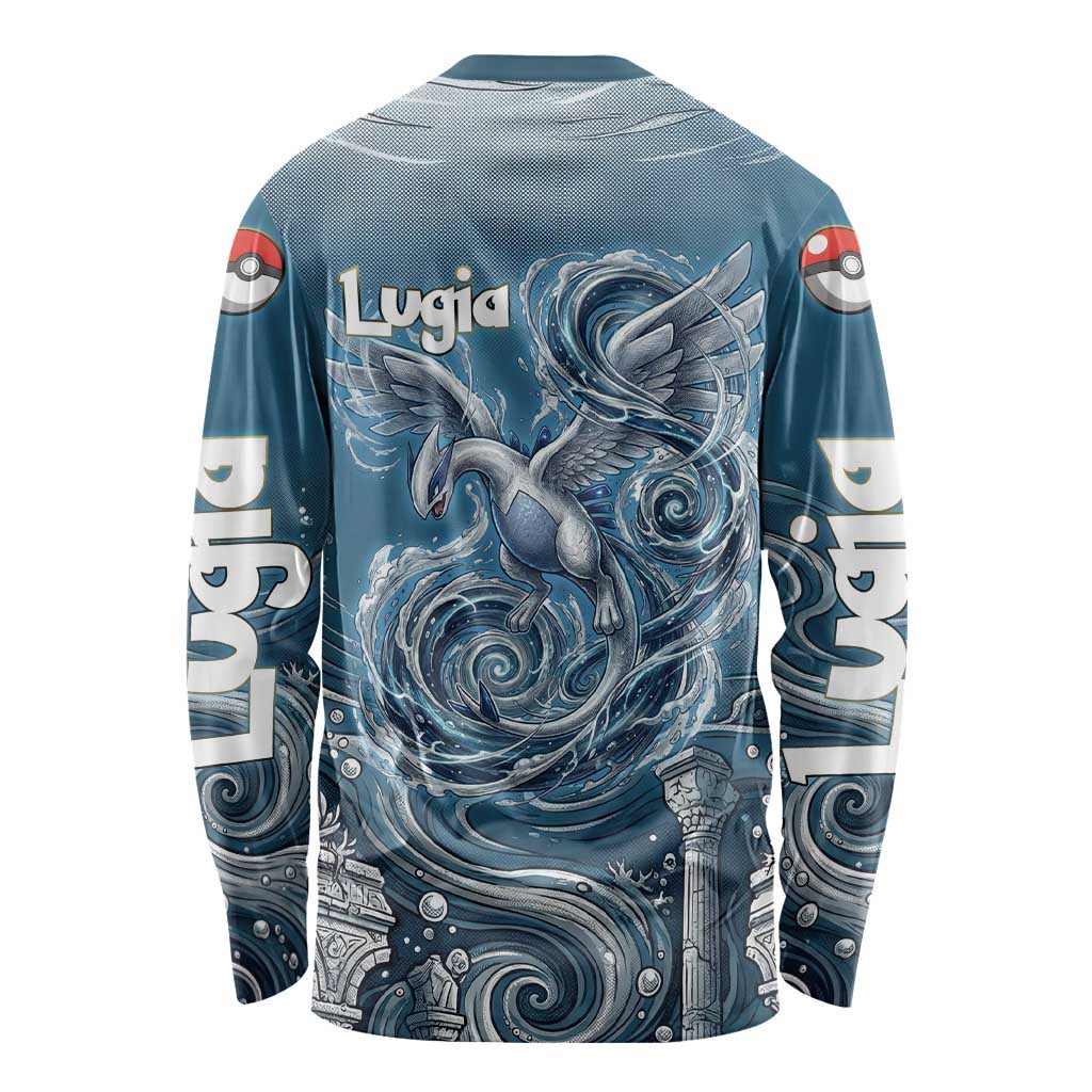 Lugia Legendary Long Sleeve Shirt Lugia in the Lost Underwater Temple