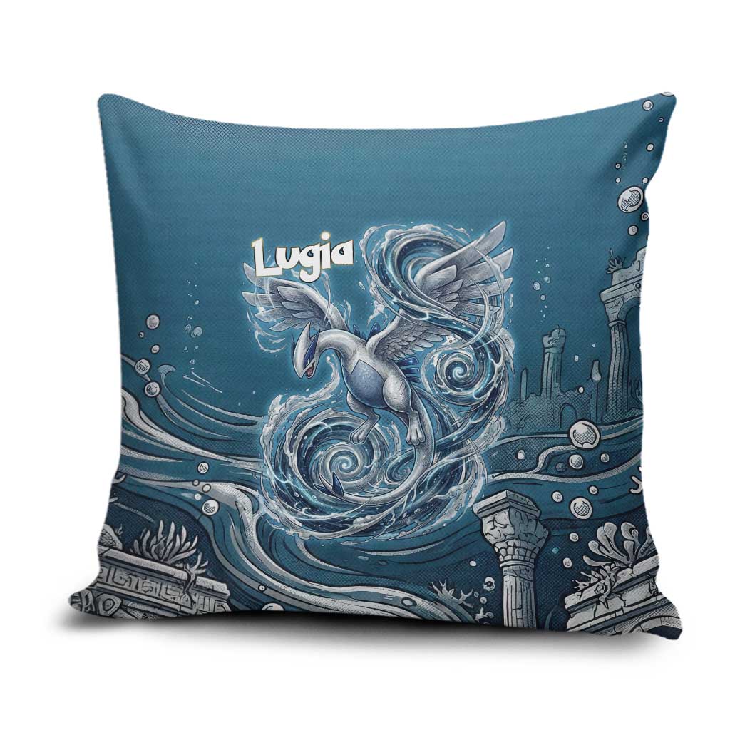 Lugia Legendary Pillow Cover Lugia in the Lost Underwater Temple