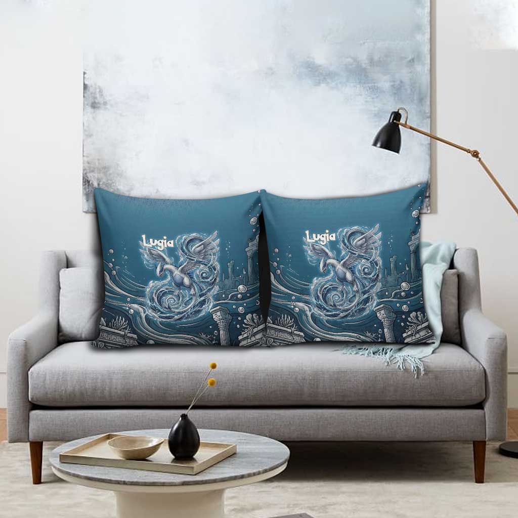 Lugia Legendary Pillow Cover Lugia in the Lost Underwater Temple