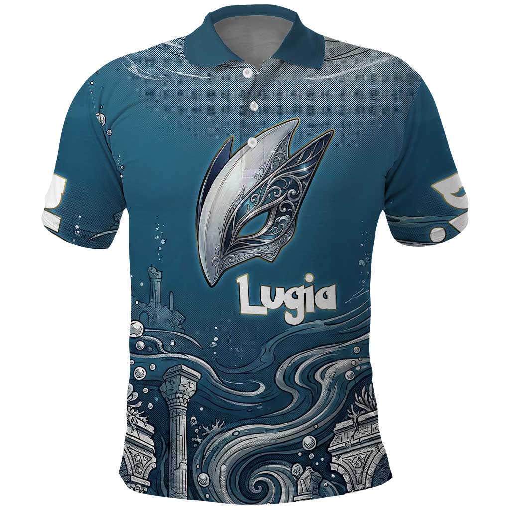 Lugia Legendary Polo Shirt Lugia in the Lost Underwater Temple