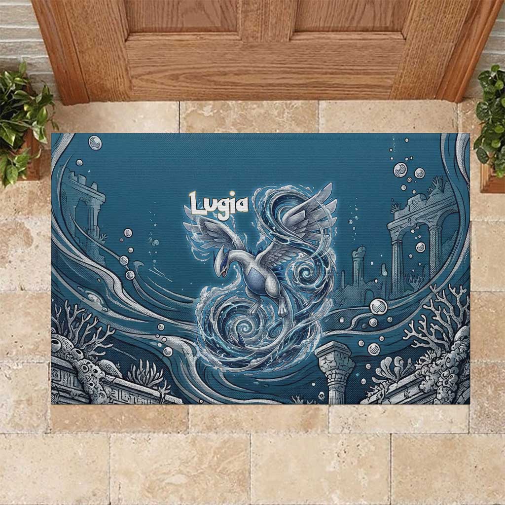Lugia Legendary Rubber Doormat Lugia in the Lost Underwater Temple