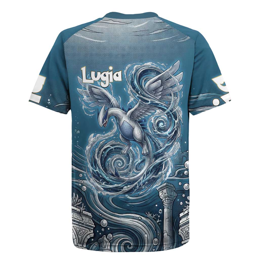 Lugia Legendary Rugby Jersey Lugia in the Lost Underwater Temple