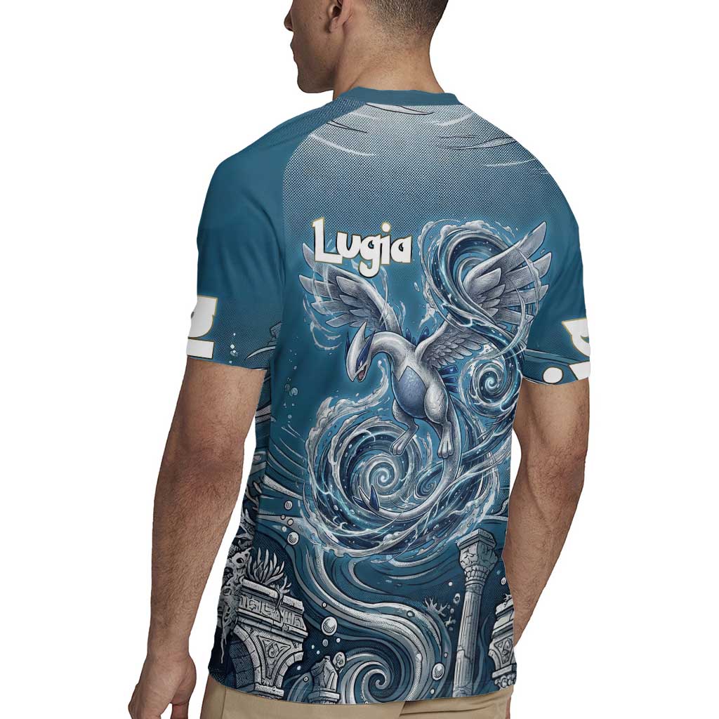 Lugia Legendary Rugby Jersey Lugia in the Lost Underwater Temple