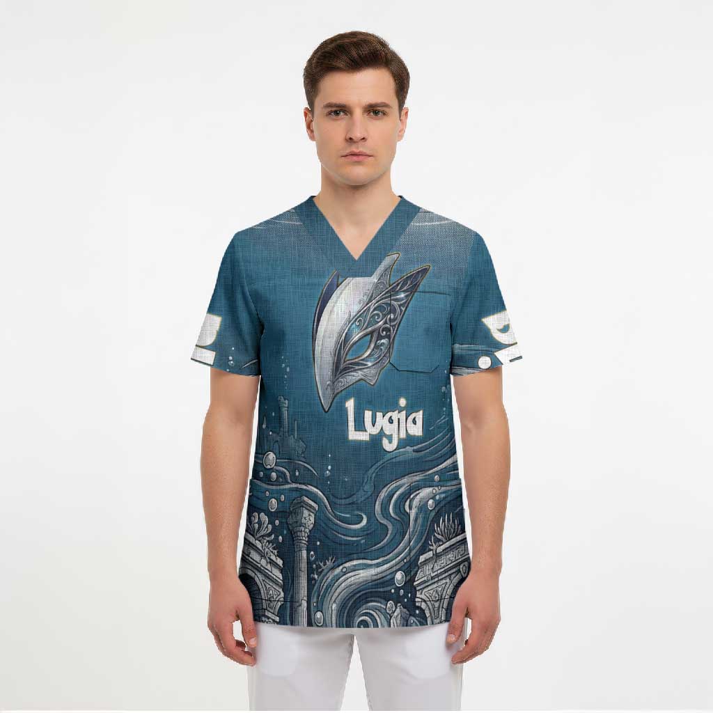 Lugia Legendary Scrub Top Lugia in the Lost Underwater Temple